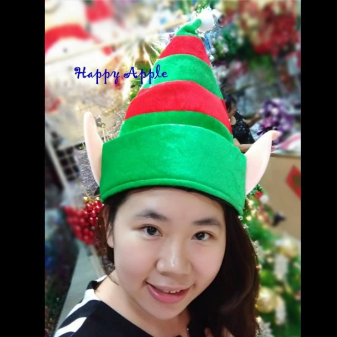 YB-3094 絨布精靈聖誕帽/Elf聖誕帽